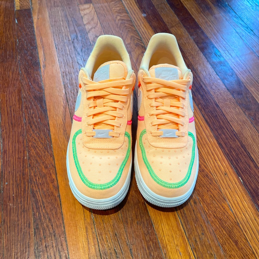 Nike Pastel Multicolored Air Force 1 Sneakers. Size 8.5